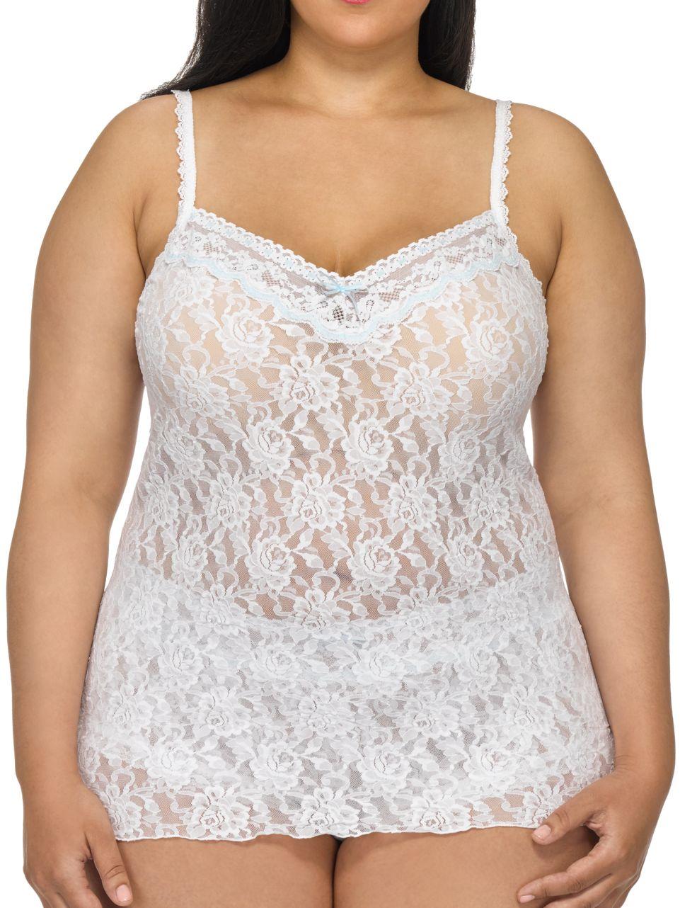 white lace camisole